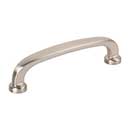Jeffrey Alexander [410-96SN] Die Cast Zinc Cabinet Pull Handle - Standard Sized - Weser Series - Satin Nickel Finish - 96mm C/C - 4 3/8" L