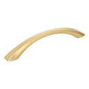 Jeffrey Alexander [678-128BG] Die Cast Zinc Cabinet Pull Handle - Oversized - Wheeler Series - Brushed Gold Finish - 128mm C/C - 6 1/4&quot; L