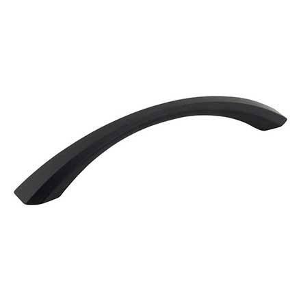 Jeffrey Alexander [678-128MB] Die Cast Zinc Cabinet Pull Handle - Oversized - Wheeler Series - Matte Black Finish - 128mm C/C - 6 1/4&quot; L
