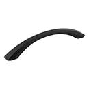 Jeffrey Alexander [678-128MB] Die Cast Zinc Cabinet Pull Handle - Oversized - Wheeler Series - Matte Black Finish - 128mm C/C - 6 1/4&quot; L