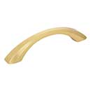 Jeffrey Alexander [678-96BG] Die Cast Zinc Cabinet Pull Handle - Standard Sized - Wheeler Series - Brushed Gold Finish - 96mm C/C - 5&quot; L