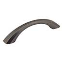 Jeffrey Alexander [678-96BNBDL] Die Cast Zinc Cabinet Pull Handle - Standard Sized - Wheeler Series - Brushed Pewter Finish - 96mm C/C - 5&quot; L