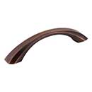 Jeffrey Alexander [678-96DBAC] Die Cast Zinc Cabinet Pull Handle - Standard Sized - Wheeler Series - Brushed Oil Rubbed Bronze Finish - 96mm C/C - 5&quot; L