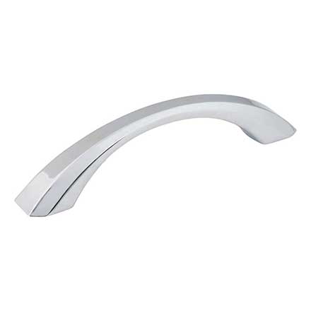Jeffrey Alexander [678-96PC] Die Cast Zinc Cabinet Pull Handle - Standard Sized - Wheeler Series - Polished Chrome Finish - 96mm C/C - 5" L
