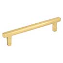 Jeffrey Alexander [905-128BG] Die Cast Zinc Cabinet Pull Handle - Oversized - Whitlock Series - Brushed Gold Finish - 128mm C/C - 6 1/4&quot; L