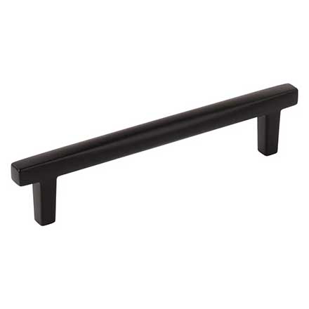 Jeffrey Alexander [905-128MB] Die Cast Zinc Cabinet Pull Handle - Oversized - Whitlock Series - Matte Black Finish - 128mm C/C - 6 1/4&quot; L