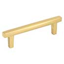 Jeffrey Alexander [905-96BG] Die Cast Zinc Cabinet Pull Handle - Standard Sized - Whitlock Series - Brushed Gold Finish - 96mm C/C - 5" L