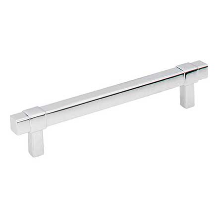Jeffrey Alexander [293-128PC] Die Cast Zinc Cabinet Pull Handle - Oversized - Zane Series - Polished Chrome Finish - 128mm C/C - 6 5/16&quot; L