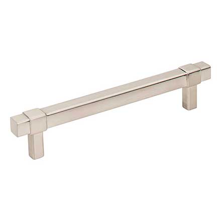 Jeffrey Alexander [293-128SN] Die Cast Zinc Cabinet Pull Handle - Oversized - Zane Series - Satin Nickel Finish - 128mm C/C - 6 5/16&quot; L