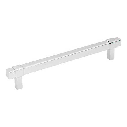 Jeffrey Alexander [293-160PC] Die Cast Zinc Cabinet Pull Handle - Oversized - Zane Series - Polished Chrome Finish - 160mm C/C - 7 9/16&quot; L