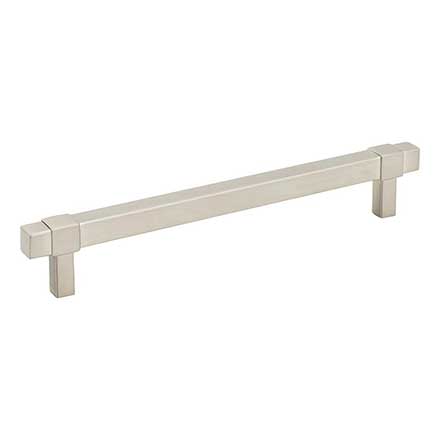 Jeffrey Alexander [293-160SN] Die Cast Zinc Cabinet Pull Handle - Oversized - Zane Series - Satin Nickel Finish - 160mm C/C - 7 9/16&quot; L