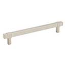 Jeffrey Alexander [293-160SN] Die Cast Zinc Cabinet Pull Handle - Oversized - Zane Series - Satin Nickel Finish - 160mm C/C - 7 9/16&quot; L