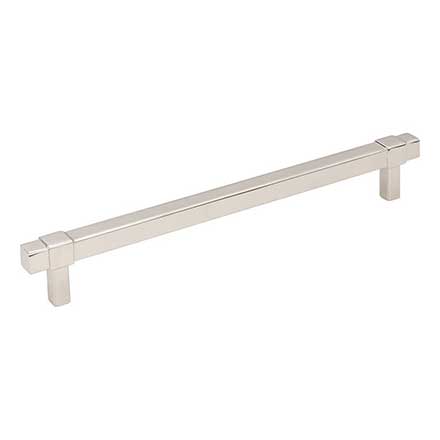 Jeffrey Alexander [293-192NI] Die Cast Zinc Cabinet Pull Handle - Oversized - Zane Series - Polished Nickel Finish - 192mm C/C - 8 3/16&quot; L