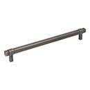 Jeffrey Alexander [293-224BNBDL] Die Cast Zinc Cabinet Pull Handle - Oversized - Zane Series - Brushed Pewter Finish - 224mm C/C - 10 1/16&quot; L