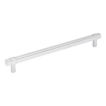 Jeffrey Alexander [293-224PC] Die Cast Zinc Cabinet Pull Handle - Oversized - Zane Series - Polished Chrome Finish - 224mm C/C - 10 1/16&quot; L