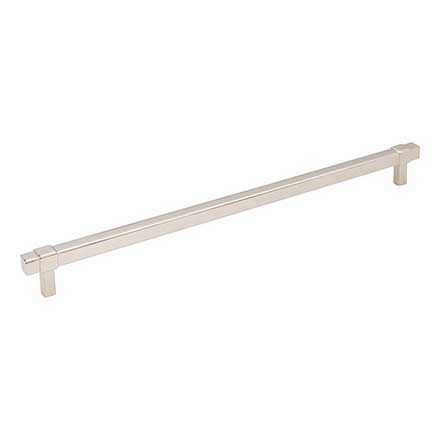 Jeffrey Alexander [293-305NI] Die Cast Zinc Cabinet Pull Handle - Oversized - Zane Series - Polished Nickel Finish - 305mm C/C - 13 1/4" L