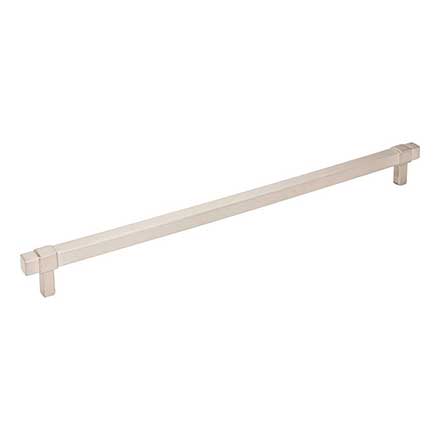 Jeffrey Alexander [293-305SN] Die Cast Zinc Cabinet Pull Handle - Oversized - Zane Series - Satin Nickel Finish - 305mm C/C - 13 1/4&quot; L