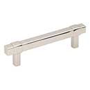 Jeffrey Alexander [293-96NI] Die Cast Zinc Cabinet Pull Handle - Standard Sized - Zane Series - Polished Nickel Finish - 96mm C/C - 5 1/16&quot; L
