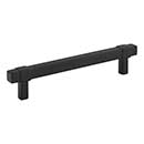 Jeffrey Alexander [293-128MB] Die Cast Zinc Cabinet Pull Handle - Oversized - Zane Series - Matte Black Finish - 128mm C/C - 6 5/16&quot; L