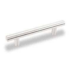 Jeffrey Alexander [146SN] Plated Steel Cabinet Bar Pull Handle - Key West Series - Standard Size - Satin Nickel Finish - 96mm C/C - 146mm L