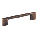 Jeffrey Alexander [635-96DBAC] Die Cast Zinc Cabinet Pull Handle - Standard Sized - Sutton Series - Brushed Oil Rubbed Bronze Finish - 96mm C/C - 4 3/4&quot; L