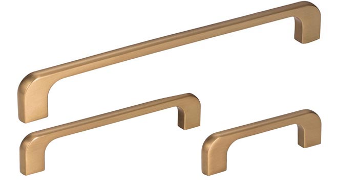 Satin Bronze Finish - Alvar Series Decorative Cabinet Hardware