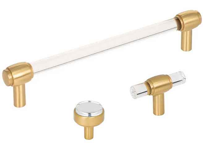 Jeffrey Alexander Carmen Series Decorative Hardware - Brushed Gold Finish