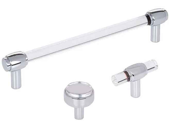 Jeffrey Alexander Carmen Series Decorative Hardware - Polished Chrome Finish