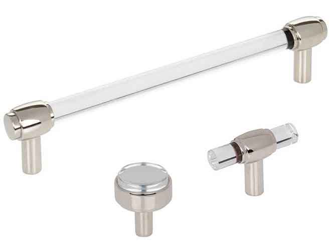 Jeffrey Alexander Carmen Series Decorative Hardware - Polished Nickel Finish