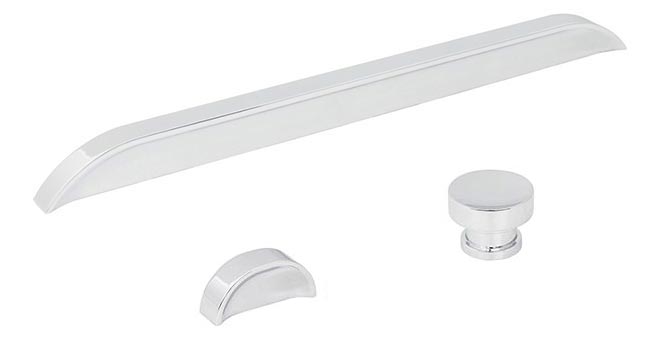 Jeffrey Alexander elara Series Decorative Hardware - Polished Chrome Finish