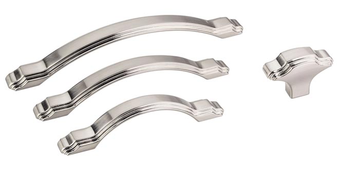 Jeffrey Alexander Maybeck Series Decorative Hardware - Satin Nickel Finish