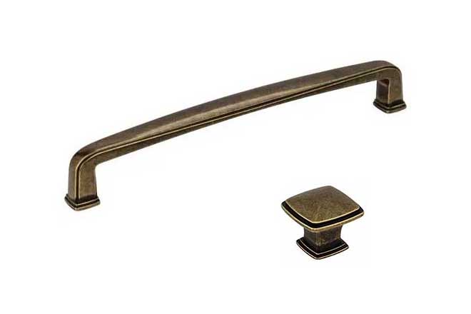 Lightly Distressed Antique Brass