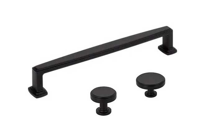 Jeffrey Alexander Richard Series Decorative Hardware - Matte Black Finish