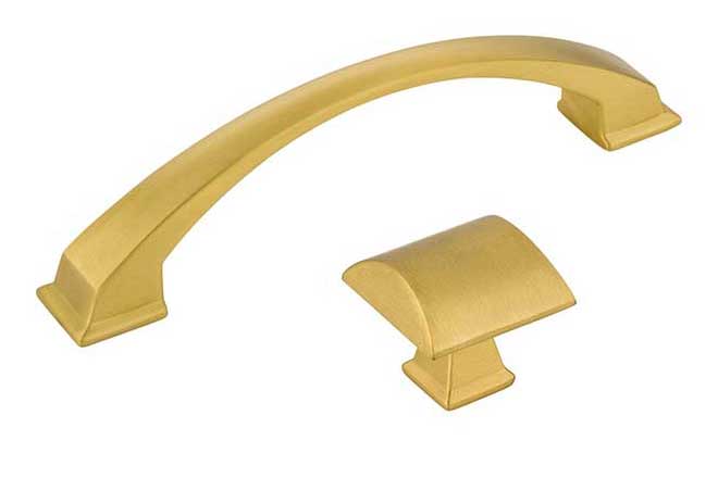 Jeffrey Alexander Roman Series Decorative Hardware - Brushed Gold Finish