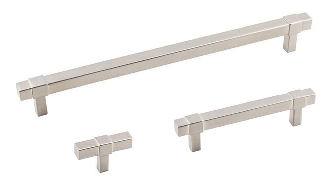 Jeffrey Alexander Zane Series Decorative Hardware - Satin Nickel Finish