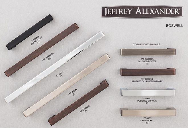 Jeffrey Alexander Boswell Series Cabinet Hardware