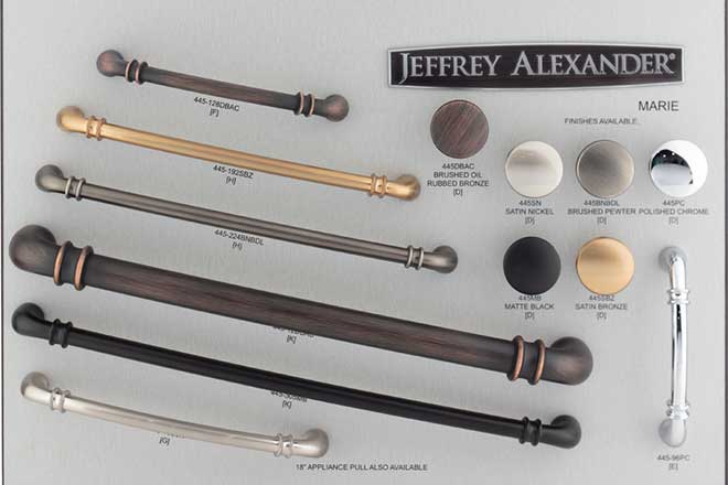Jeffrey Alexander Marie Cabinet Hardware Collection