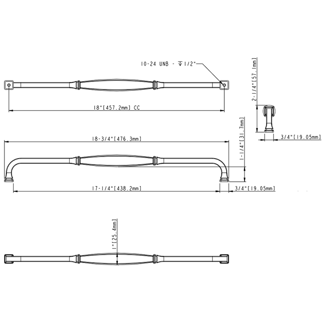 Audrey 278-18 Appliance Pull