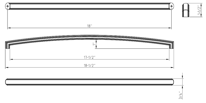 Delgado 519-18 Appliance Pull