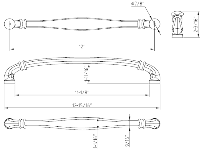 Lafayette 317-12 Appliance Pull