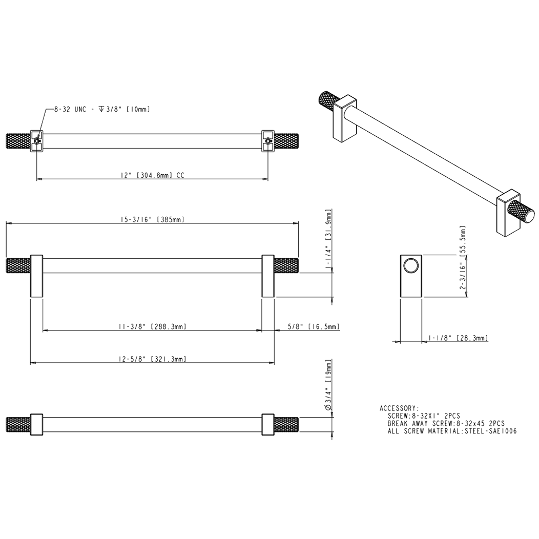 Larkin 4 698-12 Appliance Pull