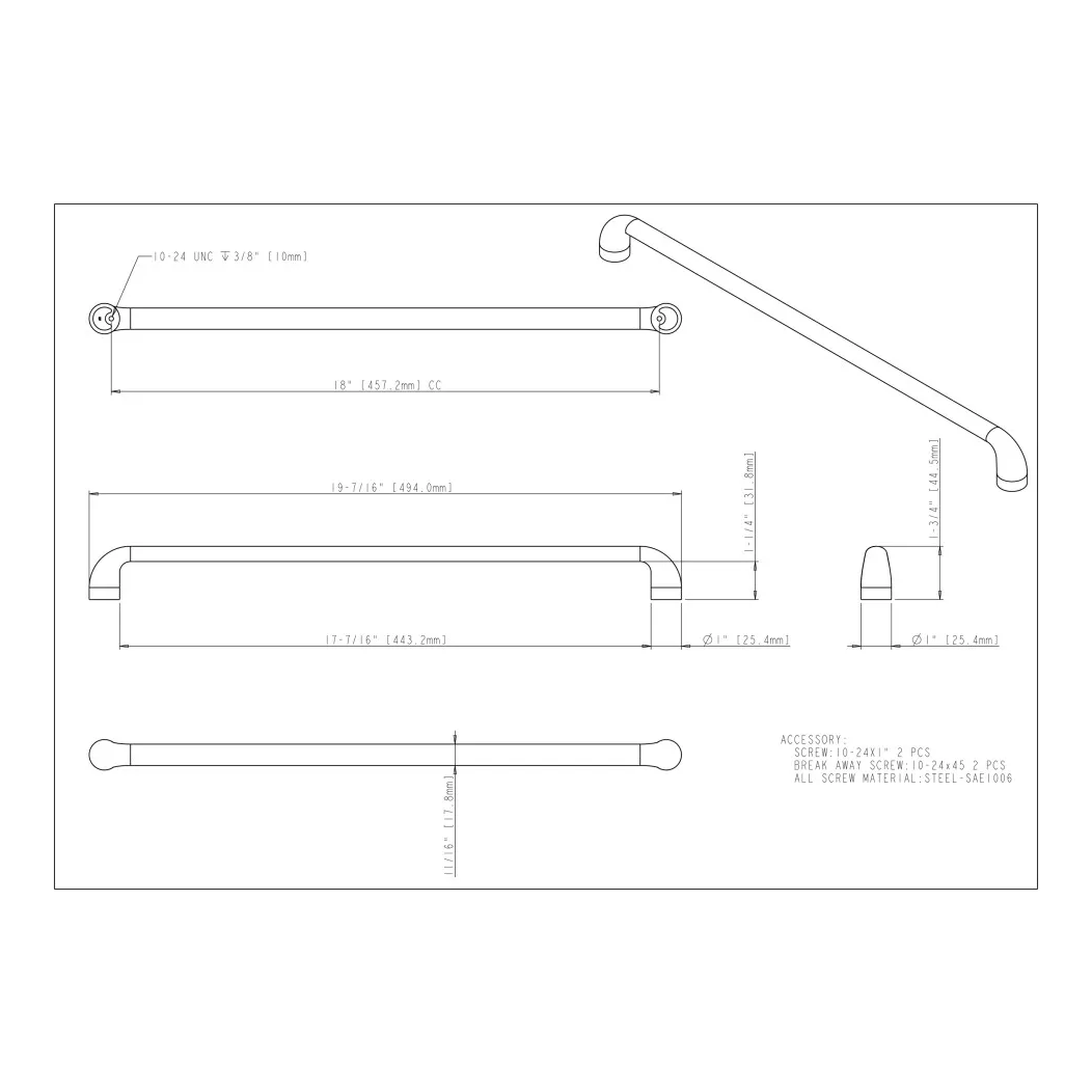 Loxley 329-18 Appliance Pull