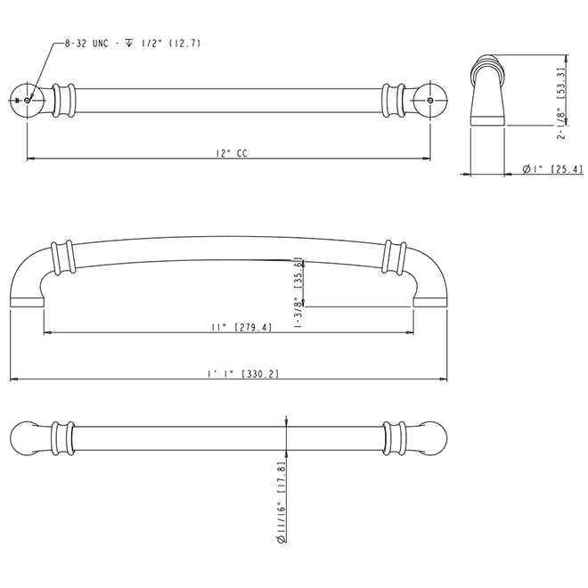 Marie 445-12 Appliance Pull