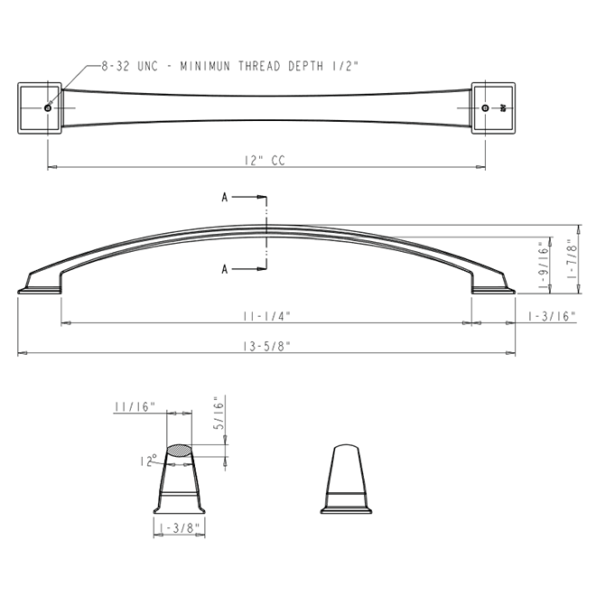 Roman 944-12 Appliance Pull