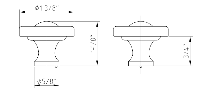 Bella 818 Knob