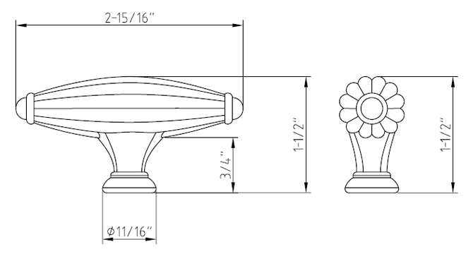 Glenmore 618L Knob