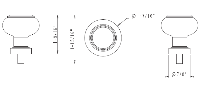 Harlow G120 Knob Harlow G120 Knob