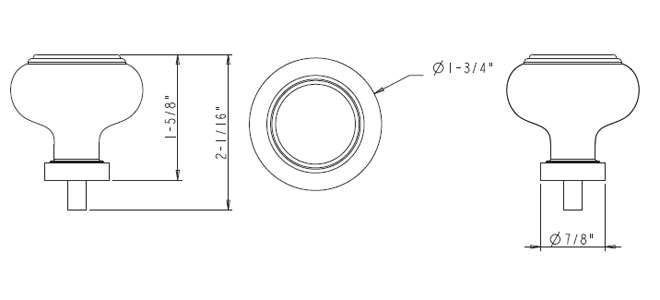 Harlow G120L Knob