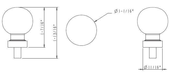 Harlow G130 Knob