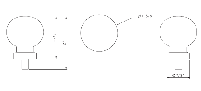 Harlow G130L Knob